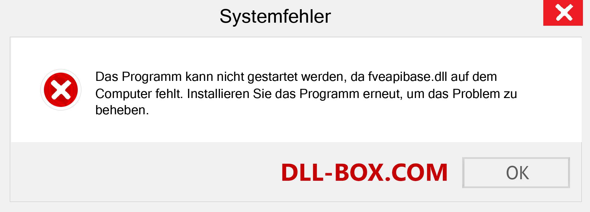 fveapibase.dll-Datei fehlt?. Download für Windows 7, 8, 10 - Fix fveapibase dll Missing Error unter Windows, Fotos, Bildern